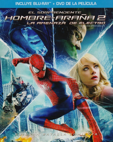 El Sorprendente Hombre Araña 2 Dos Pelicula Blu-ray + Dvd | Envío gratis