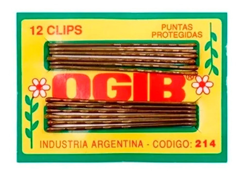 Clips Invisibles Ogib Rubios Peinados Punta Protegida X 12