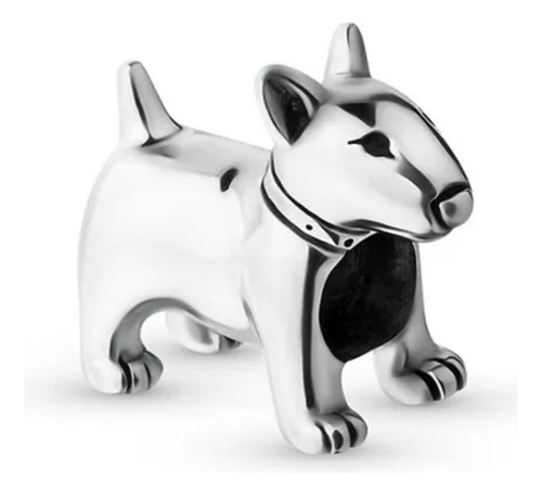 Charm O Dije De Perro Bull Terrier. Plata 925, Joyería Única