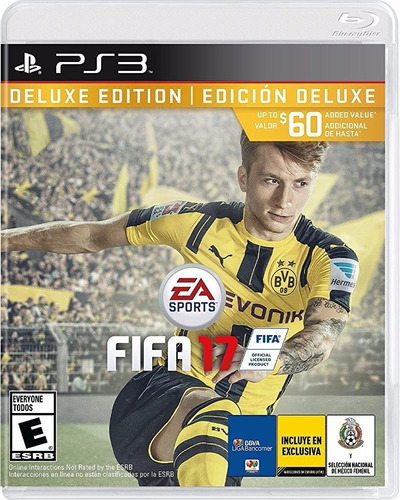 Fifa 17 Diecisiete Playstation 3 Ps3 Deluxe Edition