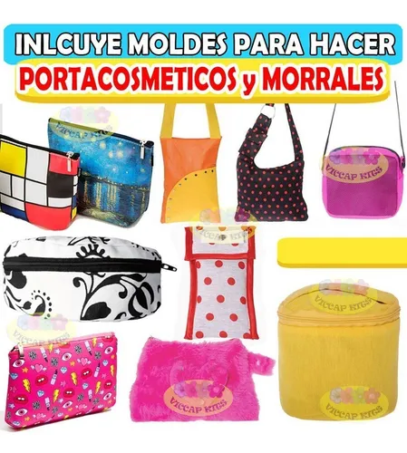 Patrones Carteras Bolsos Billeteras Mochilas Imprimibles Pdf