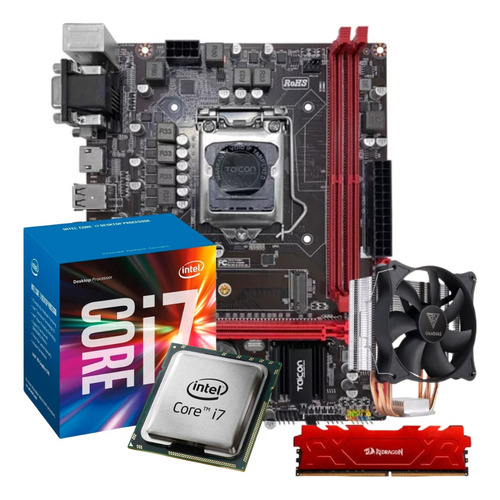 Kit Gamer I7 6ª Geração, H110, Memória 16gb Ddr4