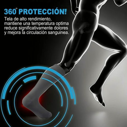 Imagen 8 de 9 de 3 Pares Calcetines De Compresión Para Mujer Hombre 20-30mmhg