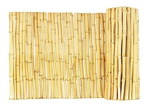 Patio Trasero X-scapes Natural Laminado Cerca De Bambú 1in D