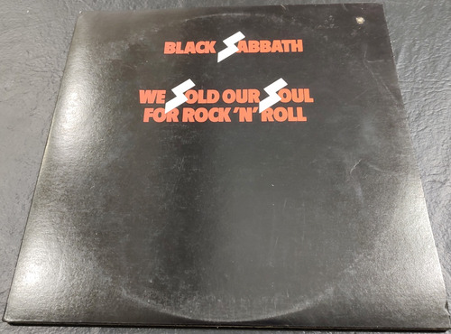 Black Sabbath We Sold Our Soul For Rock N Roll 2lp Usa 1r Ed