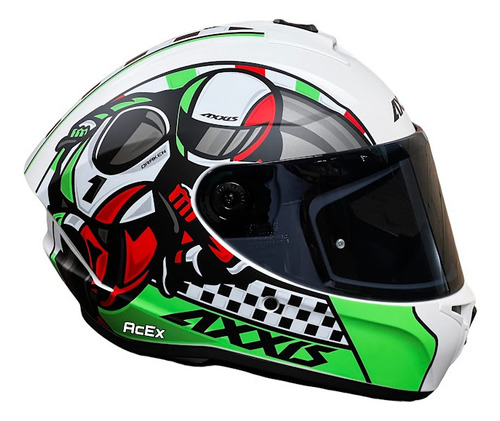 Casco Certificado Europeo Deportivo Ecer 2206 Axxis Coleccio