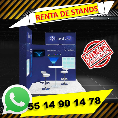 Renta De Stands 3x3 6x3 6x6 Exposicion Cdmx Mamparas Eventos