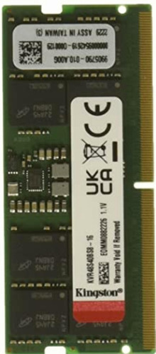 Kingston Value Ram Ddr5, Memoria Para Laptop, Capacidad: