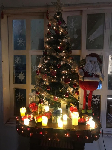 Imagen 3 de 8 de Velas Con Luz Navidad (de Plastico)