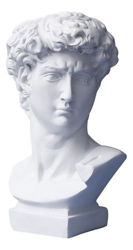 Escultura De Estatua, Resina, Cabeza De David, Busto, Decora
