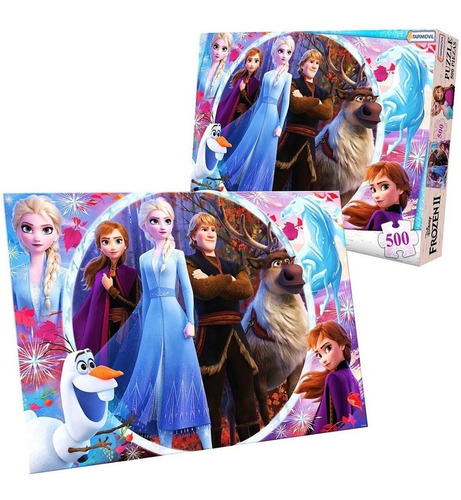 Puzzle Disney Frozen Ii 500 Piezas - Marca Tapimovil