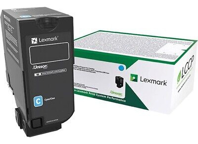 Lexmark Original Toner Cartridge Cyan 74c0scg Vvc