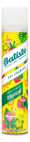 Shampoo a seco Batiste Tropical de coco en spray de 200mL
