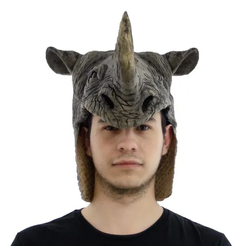 Masca Rinocer Máscara / Casco Latex Rinoceronte