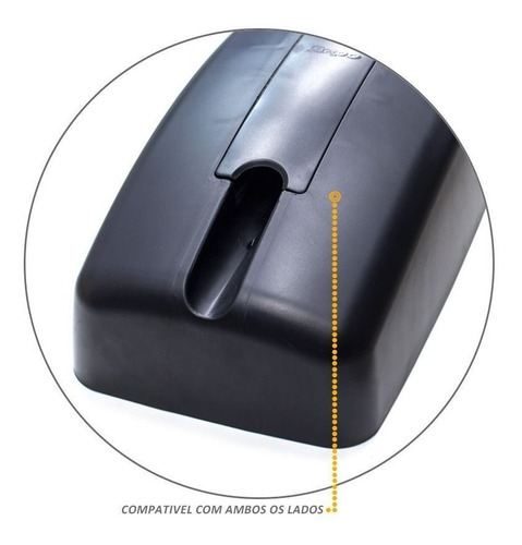 Imagem 4 de 5 de Espelho Retrovisor Bepo Vw Constellation Convexo Bifocal