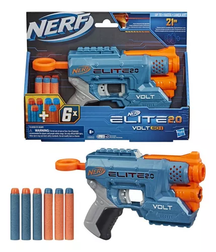 Lança Dardos Nerf Elite 2.0 Volt SD-1 6 Dardos Oficiais e Mira Luminosa  E9953 - Hasbro