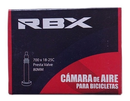 Camaras Bicicleta Aro 700x 18/25c Valvula Francesa 80mm