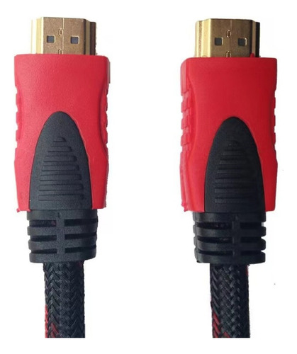 Cable Hdmi 3 Mts Filtro Mallado Full Hd Led Lcd De Monitor