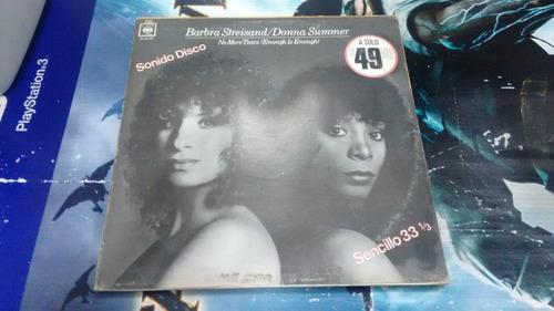 Lp Barbra Streisand/donna Summer Formato Acetato,long Play