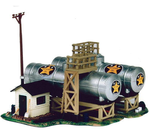 Life-like Trenes Ho Escala Kits De Edificio  National Oil Co