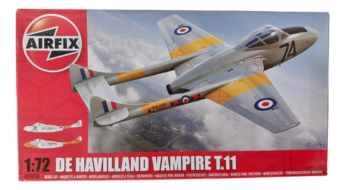 Vampire T 11 Airfix 1/72 Maqueta Avion P Armar