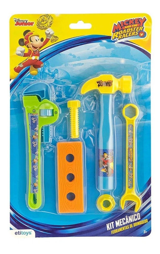 Imagem 2 de 2 de Conjunto De Ferramentas Mickey 6 Peças Etitoys Dy-353