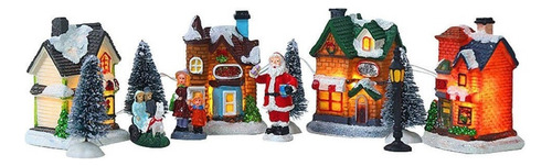 Gift Christmas Village Houses, Resin Christmas Ornament