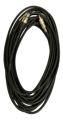 Cable Rca A Canon Hembra Pro 15 Mts Mixer Audio Consola