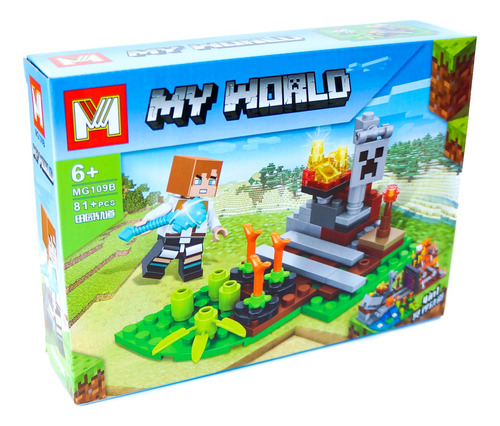 Figuras Bloques Para Armar My World Gamer Crafting 4in1