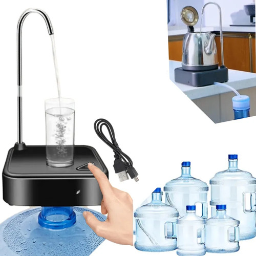 10x Bebedouro Bomba De Agua Eletrica Galao Recarregavel Usb