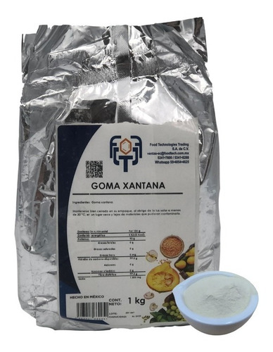 Goma Xantana Alimento, Espesante, Estabilizante 1 Kg