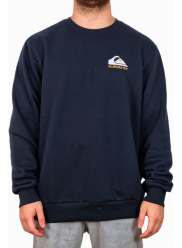 Moletom Quiksilver Careca Omni Logo Preto