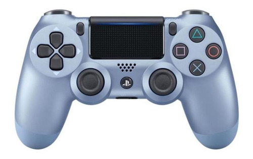 Imagen 1 de 2 de Joystick inalámbrico Sony PlayStation Dualshock 4 titanium blue