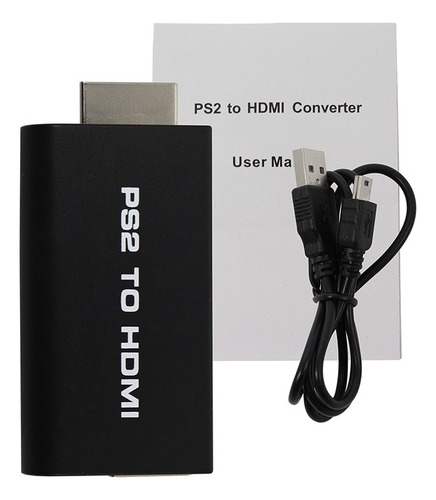 Adaptador Convertidor De Vídeo Mini Para Ps2 A Hdmi