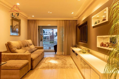 Apartamento Com 3 Dormitórios À Venda, 122 M² Por R$ 997.000,00 - Batel - Curitiba/pr - Ap0907