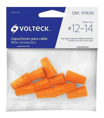 Volteck Conectores Conicos Para Cable 12-14awg