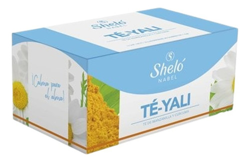 Té-yali Sheló Nabel Manzanilla Y Cúrcuma 20 Sobres