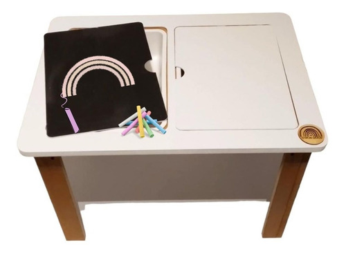 Mesa Sensorial Montessori  Pintada