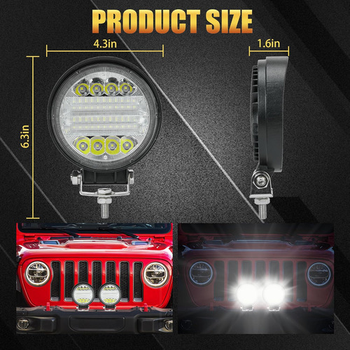 Cápsulas De Luz Led Redondas Para Camiones, Bstlight 4174509