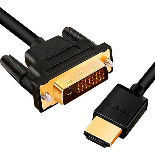 Cabo Adaptador Dvi Para Hdmi Bidirecional 24+1 Full Hd 1080p