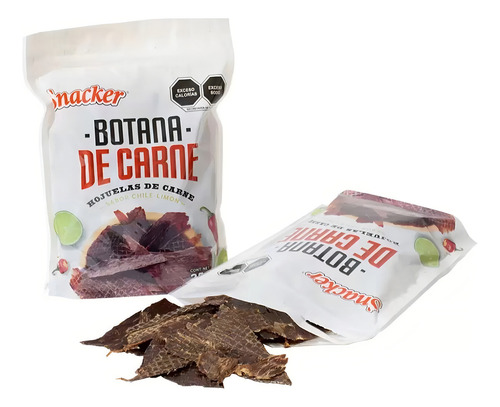 Botana De Carne Snacker Sabor Chile Limón 250 Gr
