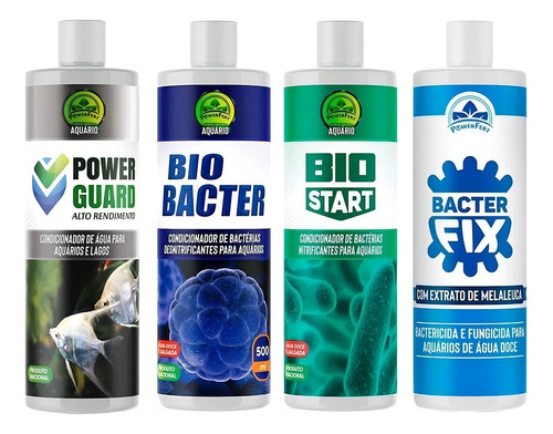 Kit Cuidados Básicos Para Aquários Powerfert 100ml