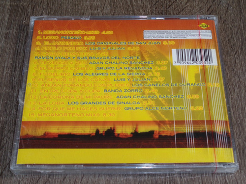 Norteño Mix, Varios Artistas, Max Music 2002, Cd Nuevo!!! (Usado)