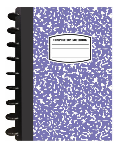Cuaderno Discos T/frances 80hjs 105grs Pastadura 2 Separador Composition Lila