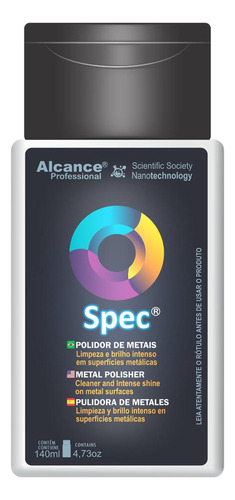 Polidor De Metais Spec 140ml Alcance