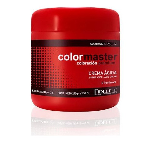 Fidelité Crema Extra Ácida Baño De Crema Colormaster 270g 