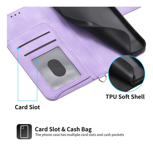 //funda De Piel Tipo Cartera Para Samsung Galaxy S23 S23fe/