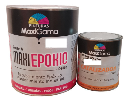 Pintura Epoxica Color Negro Galon Marca Maxigama