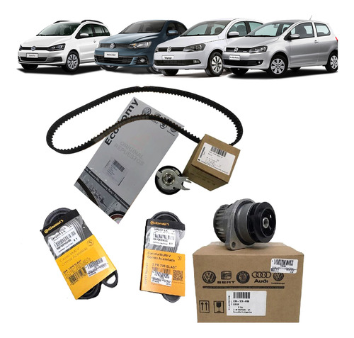 Kit Distribucion Vw Fox 1.6 2013 2014 2015 Original!