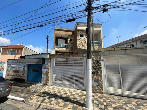Imagem 1 de 24 de Sobrado Para Venda No Bairro Chácara Mafalda, 03 Dorm, 03 Suítes, 04 Vagas, 150,00 M², 92,00 M². Lindo Sobrado Novo, Com Garagem Subterrânea, Com 03 Suítes, Oportunidade. - 1914
